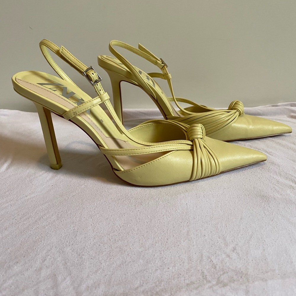 Yellow Zara Heels